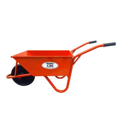 CARRETILLA DE CHAPA 80LTS</br>C80-M RUEDA MACIZA